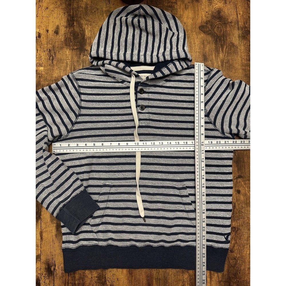 American Eagle Outfitters Men's Striped Henley Hoodie